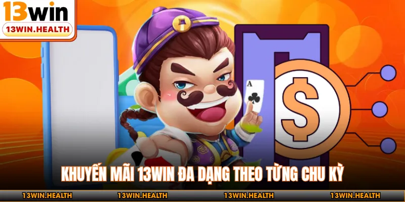 Khuyến mãi 13WIN đa dạng theo từng chu kỳ